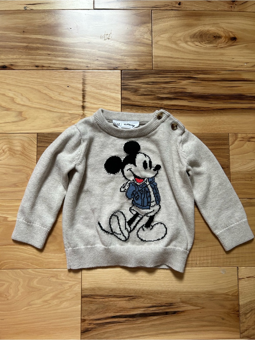 Disney x Gap Mickey Mouse Knit Sweater 6-12month